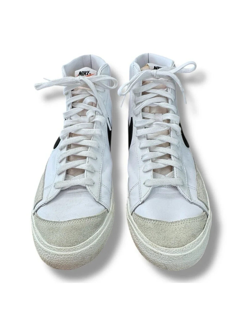 Nike Blazer Mid ‘77 Vintage White Black Sail Sneakers BQ6806-100 Men’s Size 13